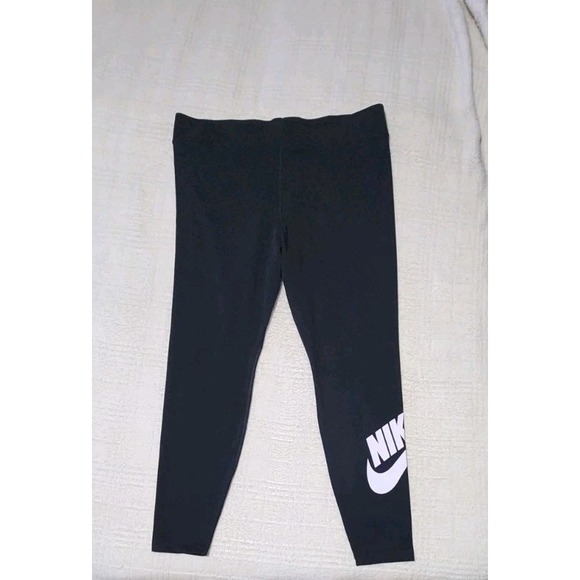 Nike Leggings Logo Women's 1x Yoga Walking - Picture 1 of 4